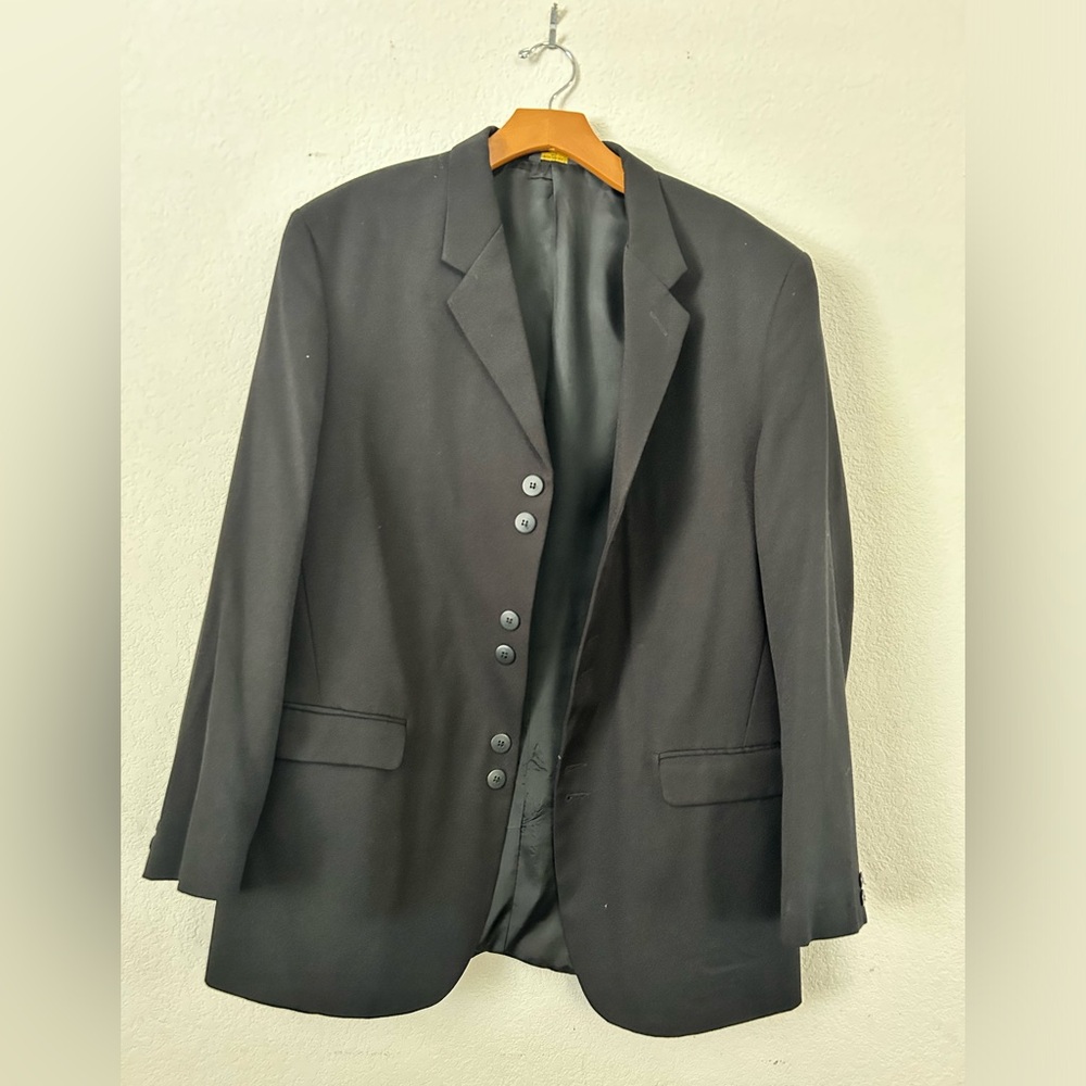 Men’s Black Retro Oversized Blazer! 42R